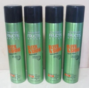 GARNIER FRUCTIS STYLE SLEEK & SHINE HAIRSPRAY HOLD # 4 8.25 OZ SET OF 4 - Picture 1 of 2
