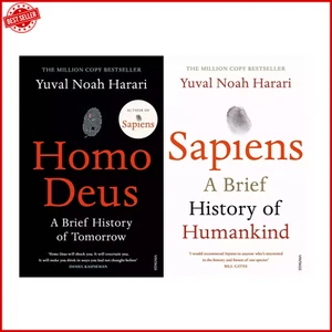Combo Set of 2 (Homo Deus+Sapiens) BRANDNEW PAPERBACK BOOK WITH FREE SHIPPING - Picture 1 of 3