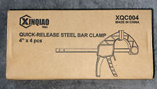 4" x 4 pcs Quick Release Steel Bar Clamp Xinqiao Tools (XQC004) (SET of 4)