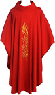 Vêtements église rouge prêtre Chasuble