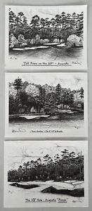Masters Augusta National Golf Signed Prints by Artist Ray Baird