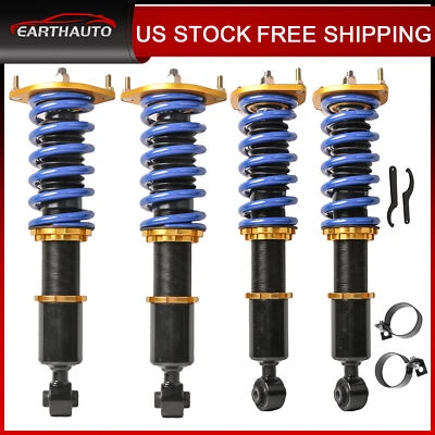 Full Coilovers Struts shock Compatible For 90-05 Mazda Miata Base SE LE STO LS - Image 1 of 4