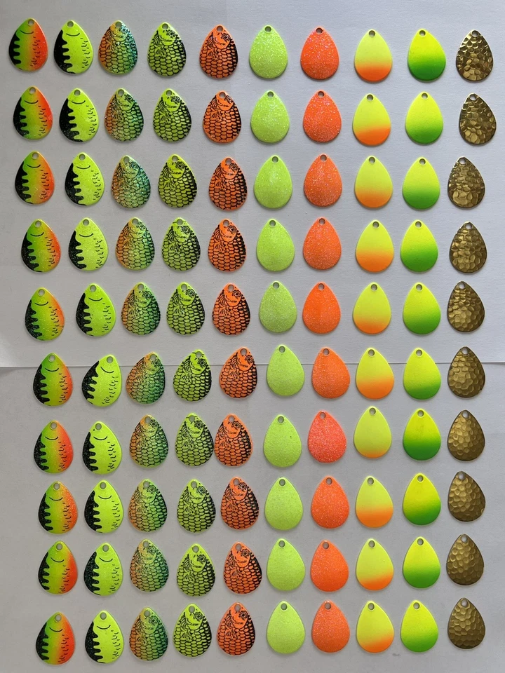 100 count Size 3 Colorado Blades Make your own spinner harnesses - Image 1 of 1