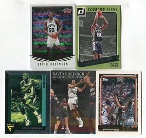 Lotto 5 carte basket David Robinson HOF SAN ANTONIO SPURS (LOTTO 13) - Foto 1 di 1