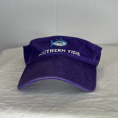 Southern Tide Purple Visor Skipjack Fish Embroidered Logo - Image 1 of 4