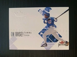 Fleer Premium 2002 ¡en base! #d/437 Sammy Sosa #27ob Cubs ¡Envío gratuito!! - Imagen 1 de 2