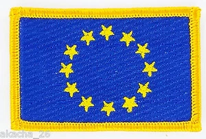 PATCH AUFNÄHER STICKEREI FLAGGE EUROPA EU CEE ABZEICHEN THERMOAUFKLEBER NEU FLAGGE - Bild 1 von 1