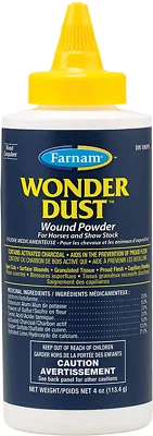 CENTRAL GARDEN & PET Farnam Wonder Dust Wound Powder for Horses and Show Stock 4 Ounces