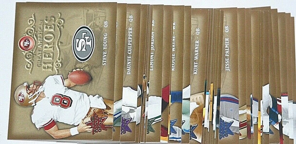 2002 Leaf Rookies & Stars FB Great American Heroes /2000 - Pick From Drop Menu - Image 1 of 1