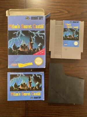 Milon's Secret Castle NES Complete In Box With Manuals Authentic - Image 1 of 4