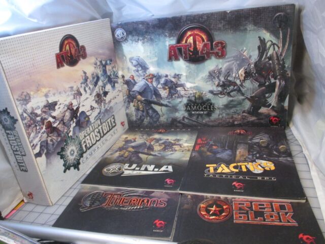 AT-43 Therians Wraith Golgoth Red Version OPEN BOX WITH CARDS