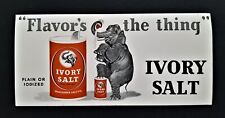 vintage IVORY SALT worcester salt co INK BLOTTER AD PAPER elephant