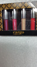 Cargo Let's Meet In Paris Lip Gloss Set Pinot Noir Je t'aime Moulin Rouge Bubbly