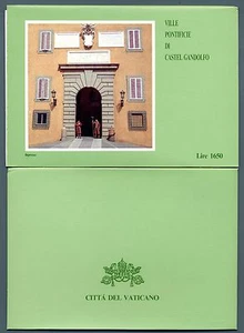 VATICANO - Cart. Post. - 1988 - CASTEL GANDOLFO - Serie 3 val. in cont. - Picture 1 of 1