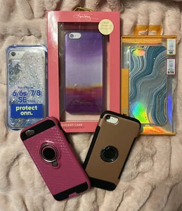 Laura Trevey Hard Shell Case And Mixed Lot Of iPhone 6/6s/7/8 Cases ~ All 5 New - Zdjęcie 1 z 12