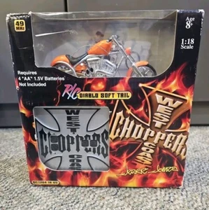 Funline West Coast Chopper Radio Control RC Motorcycle DIABLO SOFT TAIL NIB - Picture 1 of 5
