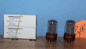 Radio Röhren 5691 6SL7GT 6SL7 RCA Spezial rot 1976 Neu aus altem Lagerbestand passendes Paar - Bild 1 von 3