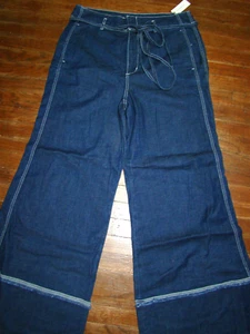 Anthropologie Pilcro & the Letterpress Wide Leg Denim Pants Jeans Size 32 NWT - Picture 1 of 7