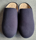 Fitflop Womens Chrissie II Haus Navy Felt Slippers- Size UK 3