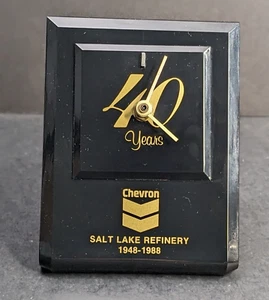 Reloj Refinería Chevron Gasóleo Salt Lake De Colección 40 Años 1948-1988 - Imagen 1 de 8