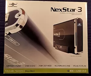Vantec NexStar3 NST-360U2-BK 3.5" Hard Drive Enclosure, IDE to USB 2.0, Black - Picture 1 of 3