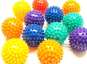 2x Two HARD 2" Spiky Massage Ball Foot Massage Acupressure Plantar Fasciitis NEW - Picture 1 of 23