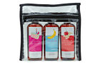 Delicious Edible Flavor Trio of Playful Massage Oils 3 3.4oz/100ml Free Pouch