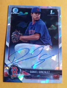 2018 Bowman Chrome Prospect Atomic Refractor Daniel Gonzalez #CPA-DG- /100 Auto - Picture 1 of 2