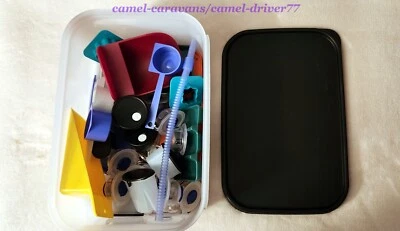 Lote 41 gadgets de regalo de anfitriona TUPPERWARE + #2 contenedor de almacenamiento modular mate Foto 1 de 4