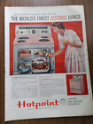 1958 Hotpoint Electric Range Ad Model RB-602
