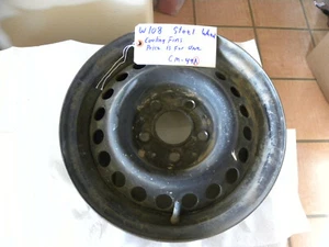 OEM Mercedes Benz W108 W115 W114 6 J 14 H2 Steel Wheel Rim With Cooling Fins - Picture 1 of 10