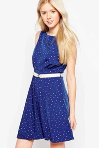 Trollied Dolly Pyramid Polka Dress - Picture 1 of 9
