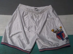 VTG 1996 Warner Brothers Space Jam Jordan Looney Tunes White Shorts Men's XL - Picture 1 of 4