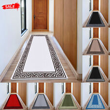 Non Slip Hallway Runner Door Mats Long Bedroom Rugs Kitchen Carpet Floor Mats UK