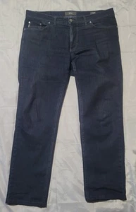 Brax Cooper Denim Mens 40x34 Blue Denim Stretch Straight Comfortable Jeans EUC - Picture 1 of 15