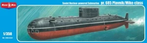 Mikromir 350034 The Soviet Submarine Project 685 (clase Plavnik/Mike), 1/350 - Imagen 1 de 5