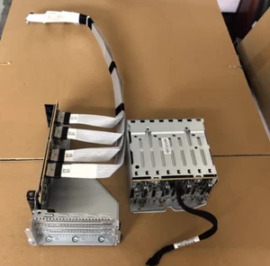HP 380G10 NVME Expansion Board w/ cables +NVME Hdd Cage 873732-B21 872971-001 - Picture 1 of 5