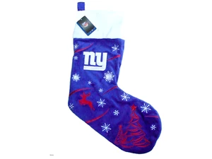 NEW YORK GIANTS WEIHNACHTSSTRUMPF 2014 NEU MIT ETIKETT RENTIERBAUM FÜR IMMER SAMMLERSTÜCKE - Bild 1 von 3