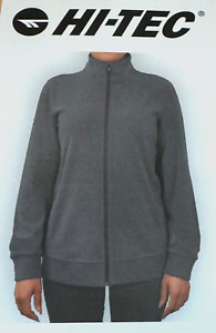 Hi Tec Women's Super Cozy Full Zip Thermo Tec Fleece Jacket Gray M