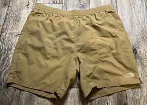 The North Face Mens XL Adventure Hybrid Shorts 38 40 7" Inseam Brown Tan