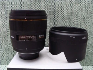 Sigma (JP) - EX Sigma 85mm/ F1.4 DG HSM E77 "1a Nikon Lens/Hood" - TOP! - Bild 1 von 6