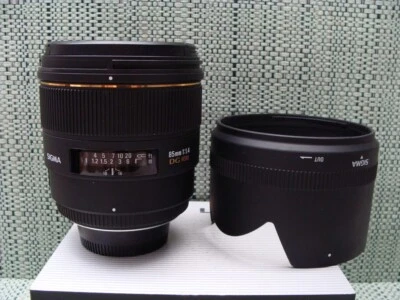 Sigma (JP) - EX Sigma 85mm/ F1.4 DG HSM E77 "1a Nikon Lens/Hood" - TOP! - Bild 1 von 4