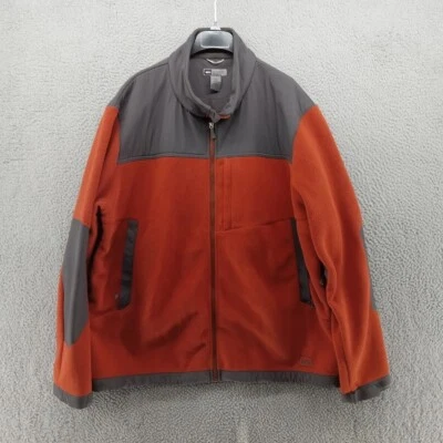 Куртка мужская REI XXL медная серая на молнии из флиса с множеством карманов для походов на открытом воздухе - Изображение 1 из 4