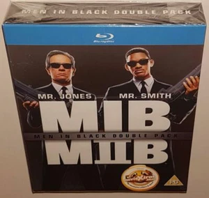 MEN IN BLACK 1 & 2 DOUBLE PACK BRAND NEW SEALED REGION FREE BLURAY WILL SMITH - Picture 1 of 1