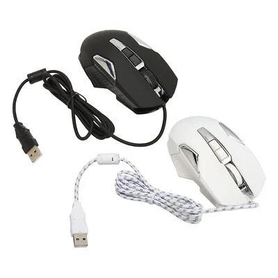 RGB Gaming Mouse Ergonomic 7200 DPI Wired Optical Gaming Mouse With Programm NEW - Image 1 of 4