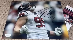 JJ WATT SIGNED 8X10 PHOTO AUTOGRAPH JSA HOUSTON TEXANS FOOTBALL AUTO - Picture 1 of 1