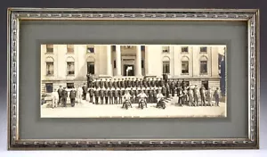 ORIG. 1920's 22"x 12.5" Cincinnati, Ohio POLICE & MOTORCYCLE PATROL PHOTOGRAPH - Picture 1 of 7