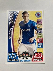 Danny Wilson - Rangers FC - SPFL 2017/18 MATCH ATTAX card - Picture 1 of 2