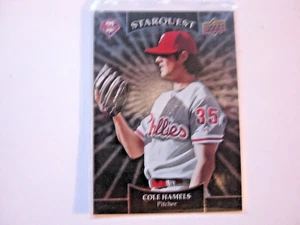 Cole Hamels 2009 Upper Deck Star Quest Blue Uncommon Card #SQ-35 - Picture 1 of 2