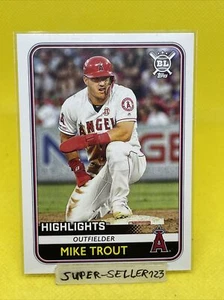 2020 TOPPS MLB BIG LEAGUE - MIKE TROUT / LA Los Angeles Angels HIGHLIGHTS #293 - Bild 1 von 2